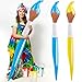 VercanMonth 2 Pcs 433 Inch Inflatable Paintbrush Balloons Art Painting Party Decorations Large Blow up Paint Splatter Party Easter Decor Prop Kit for Birthday DecorBlue Yellow - Image 2