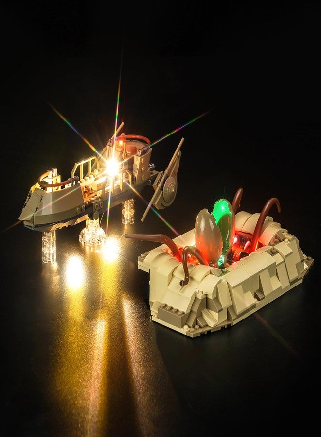 LocoLee Light Kit Compatible with Lego Desert Skiff & Sarlacc Pit - No Models Only Light, Creative Lighting Set Accessories Compatible with Lego 75396 - Image 1