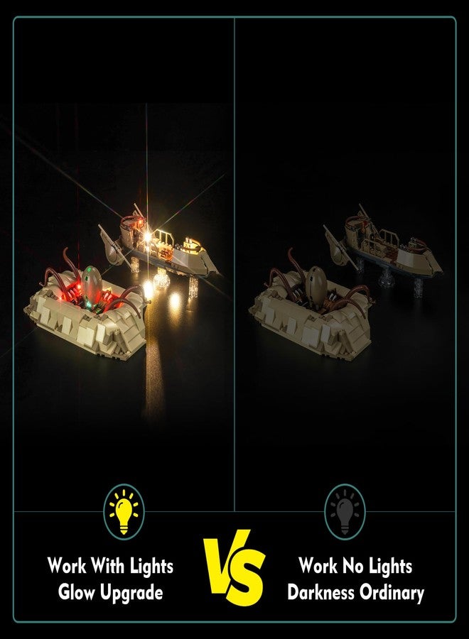 LocoLee Light Kit Compatible with Lego Desert Skiff & Sarlacc Pit - No Models Only Light, Creative Lighting Set Accessories Compatible with Lego 75396 - Image 3