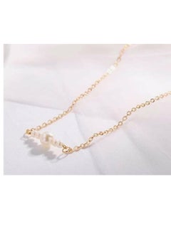 RA accessories Women Body Chain Golden With Off White Pearls Belly Chain  - Image 1