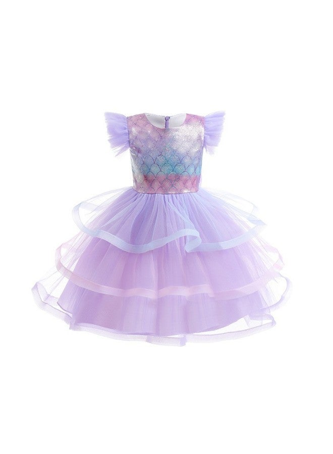 Summer Mermaid Dress Girls Dress Princess Dress European And American Children's Halloween Costumes