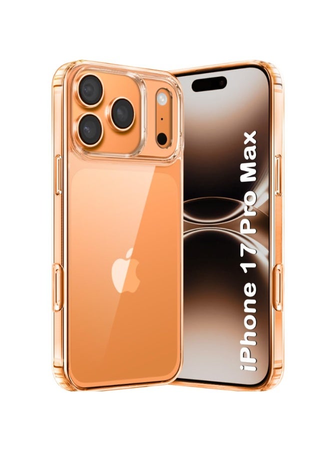 Line Ultra-Hybrid Crystal Clear Back Case Cover for iPhone 17 Pro Max | Shockproof Design | Camera Protection Bump | Hard Clear Back | Bumper Cover Case for iPhone 17 Pro Max (PC & TPU, Transparent) - Image 1