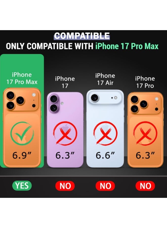 Line Ultra-Hybrid Crystal Clear Back Case Cover for iPhone 17 Pro Max | Shockproof Design | Camera Protection Bump | Hard Clear Back | Bumper Cover Case for iPhone 17 Pro Max (PC & TPU, Transparent) - Image 2