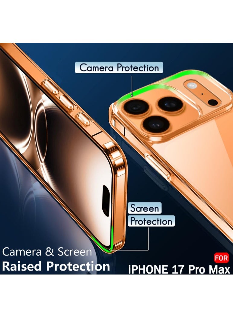 Line Ultra-Hybrid Crystal Clear Back Case Cover for iPhone 17 Pro Max | Shockproof Design | Camera Protection Bump | Hard Clear Back | Bumper Cover Case for iPhone 17 Pro Max (PC & TPU, Transparent) - Image 4