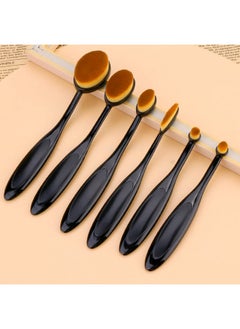 UNIMEIX UNIMEIX 6 Pack Blending Brush for Card Making Crafting Ink Blender Brushes Set Tool Paper Background Brush Drawing (Brown)  - Image 1