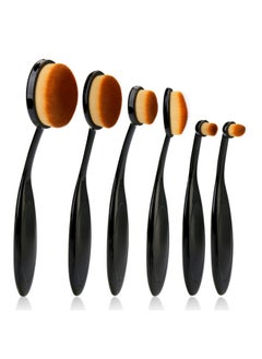 UNIMEIX UNIMEIX 6 Pack Blending Brush for Card Making Crafting Ink Blender Brushes Set Tool Paper Background Brush Drawing (Brown)  - Image 2