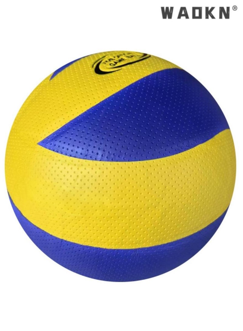 دبليو أيه أو كي أن الكرة الطائرة ذات الملمس الناعم - الحجم الرسمي 5 للداخلية / الخارجية / صالة الألعاب الرياضية / الشاطئ ، آلة مقاومة للانفجار مخيط الكرة الطائرة الناعمة ، كرة التدريب الرياضي ، الكرة الطائرة الممتازة - Image 4