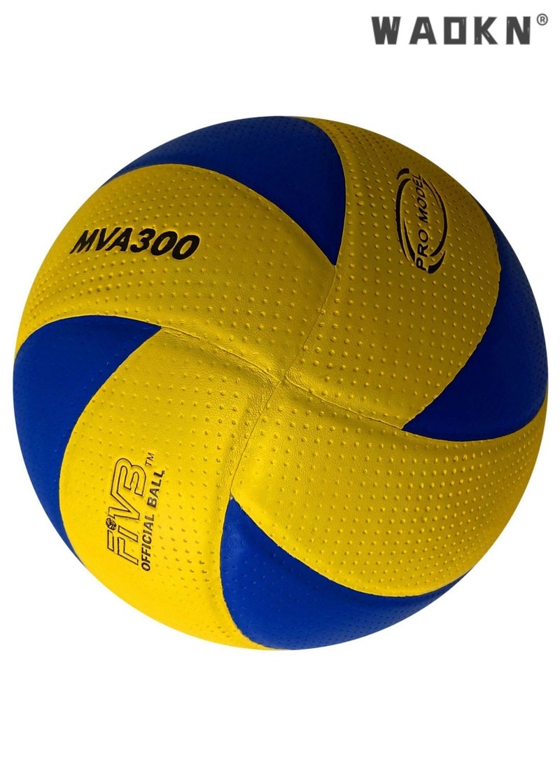 WAOKN Soft Touch Volleyball - Official Size 5 for Indoor/Outdoor/Gym/Beach Games,Explosion Proof Machine Sewn Soft Volleyball,Sports Training Game Play Ball,Premium Soft Volleyball  - Image 1