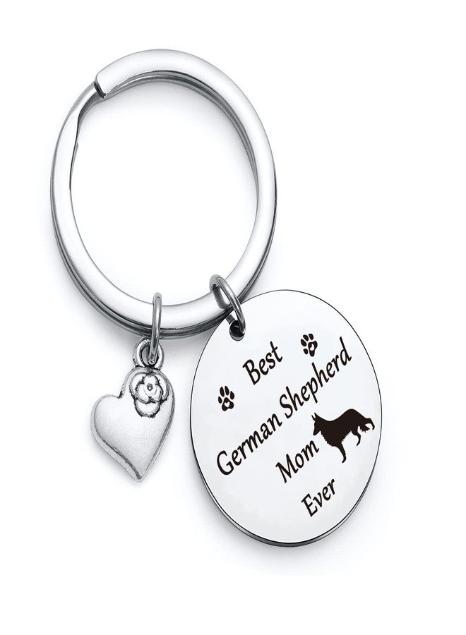 Nothers RSZOTW German Shepherd Lover Keychain German Shepherd Accessories Gifts - Dog Themed Gifts For Women - Vet Jewelry For Dog Mom, Mother, Owner Keychain - Image 1