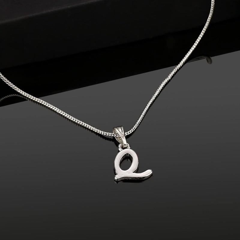 Estele Initial Letters Rhodium Plated Pendants/Charms for Girls & Womens - Image 2
