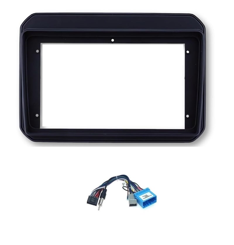 AUTOXYGEN Car Android Custom Dashboard Mount Music System Stereo Frame 9 inch Black for Ignis - Image 2