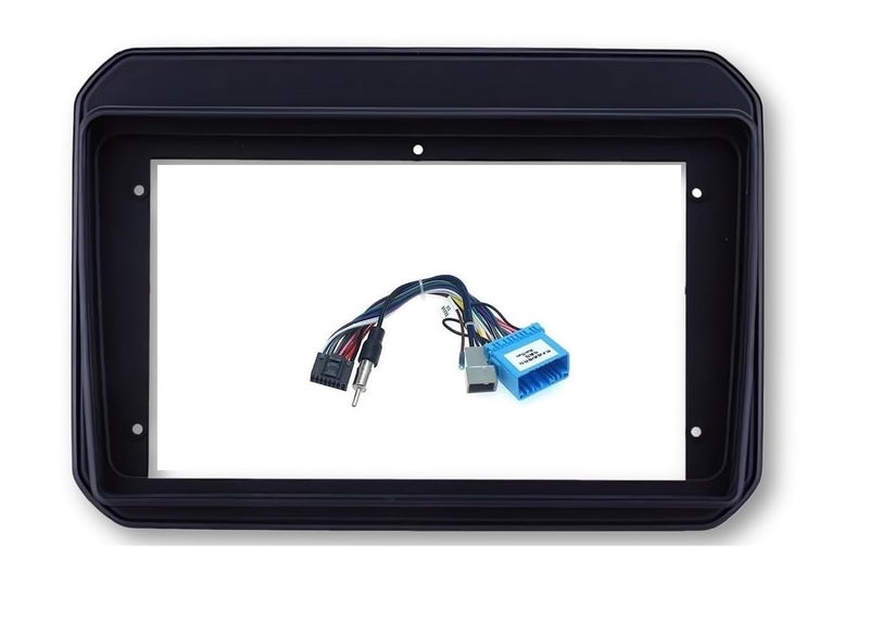 AUTOXYGEN Car Android Custom Dashboard Mount Music System Stereo Frame 9 inch Black for Ignis - Image 3