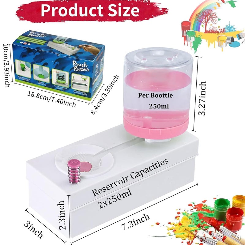 53 Arts Paint Brush Rinser with Convenient Drain System for Easy Cleaning - Image 3