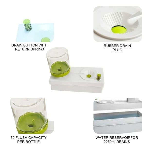 53 Arts Paint Brush Rinser with Convenient Drain System for Easy Cleaning - Image 5