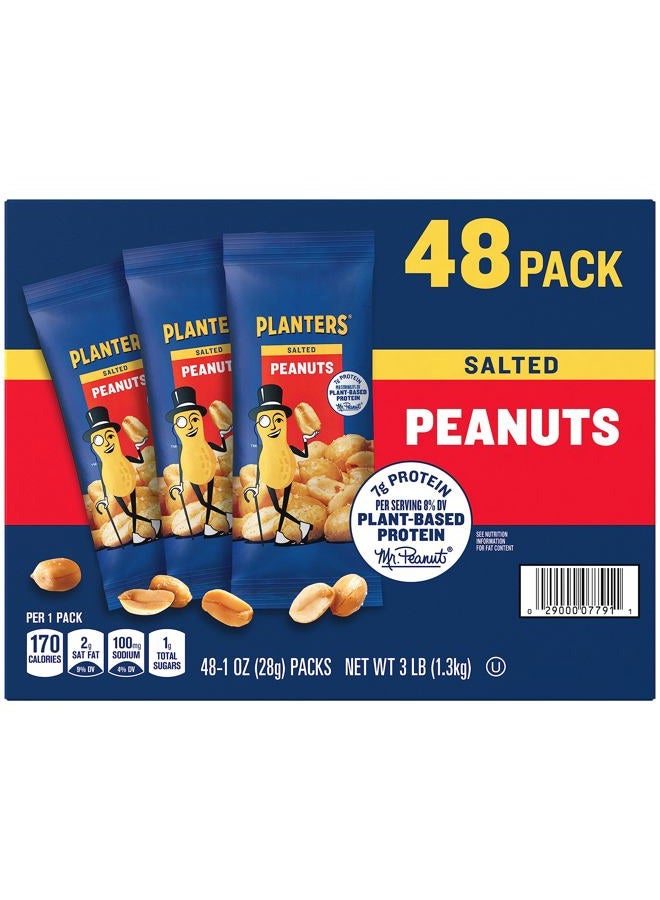 Planters Salted Peanuts, 48 Count - Image 1
