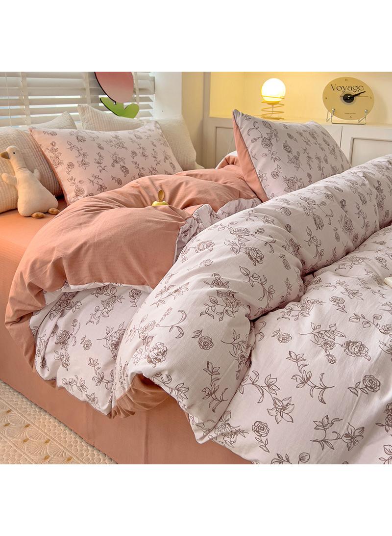 Bluejw Pure Cotton Washable Bed Sheet And Duvet Cover Bed Linen Set  - Image 1