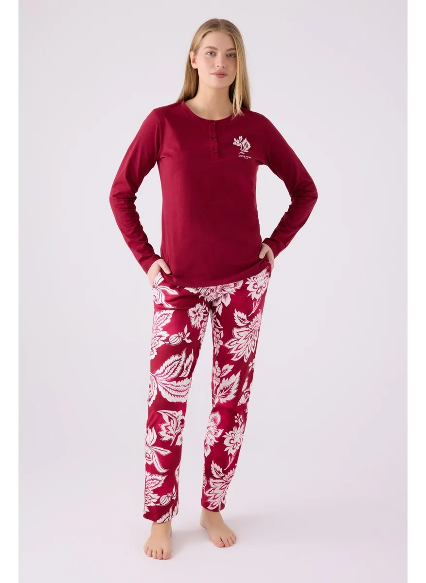 pierre cardin Double Pajama Set Cherry - Jersey