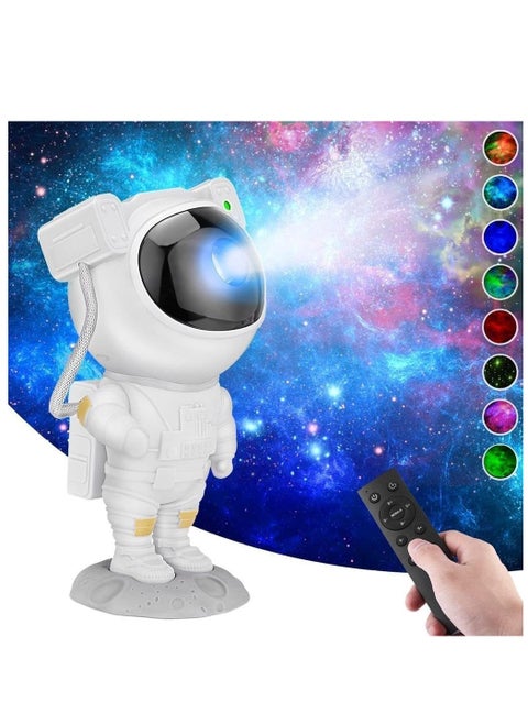 Astronaut Galaxy Light Projector, Space Buddy Projector Night Light for Bedroom with Remote Control and Timer, Astro Alan Star Ceiling Projector for Kids Adults