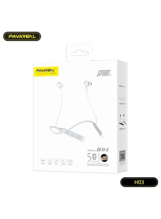 Pavareal H03 Neckband Wireless Headset with Bluetooth 5.0 – Lightweight Magnetic In-Ear Earphones for Sports, Calls, and Music - Image 2