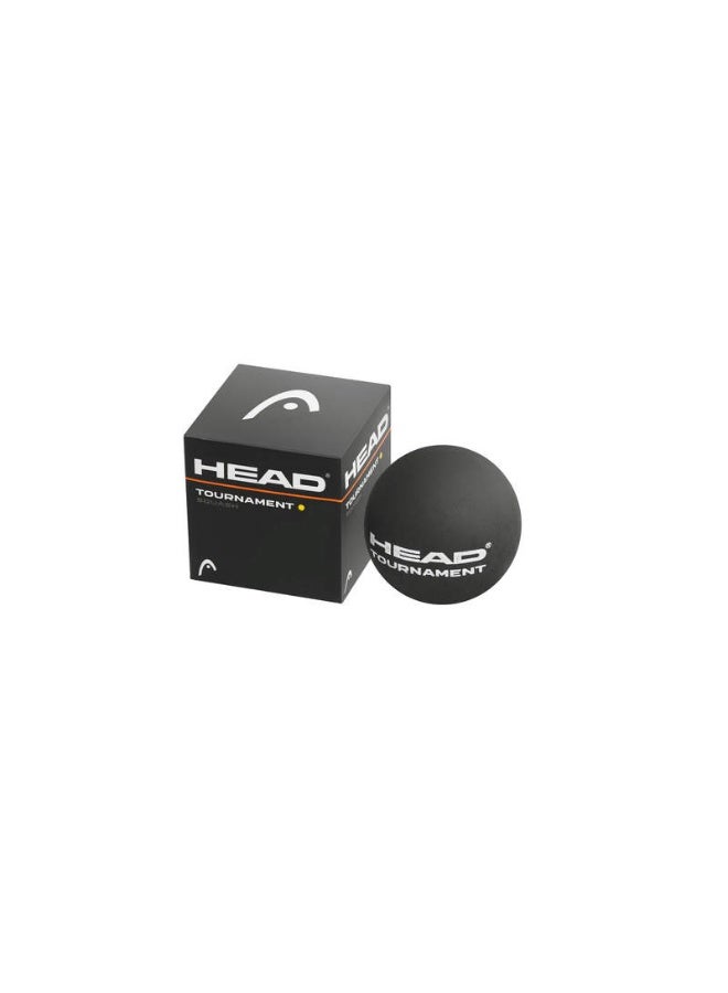 HEAD Tournament Squash Ball – Single Yellow Dot, Pro Control – Professional Tennis Racquet – High Performance | Lightweight | Power & Control - Premium squash_balls designed for performance, durability, and comfort - Image 1