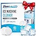 flowcheer Ice Maker Cleaner Tablets Cleaning and Descaler for Countertop and Home Ice Machines 24 Count for 1 Year Suitable for Most Surfaces - Image 1