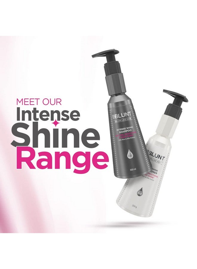 BBLUNT Intense Shine Shampoo With Rice & Silk Protein For 23X* Shinier Hair - 300 Ml - Image 5