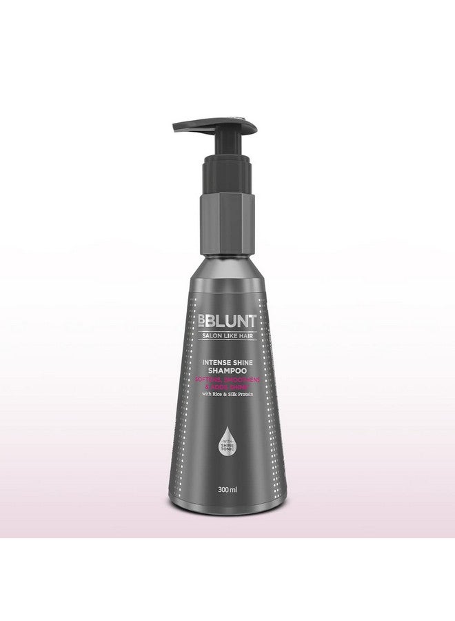 BBLUNT Intense Shine Shampoo With Rice & Silk Protein For 23X* Shinier Hair - 300 Ml - Image 2