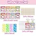 ZMLM Easter Basket Stuffers 24 Pack Birthday Party Favors for Kids 48 Rainbow Scratch Art Notebook Paper Goodie Bags Stuffers for Kids Bulk Classroom Gifts Student Prizes Teacher Kindergarten - Image 4