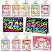 ZMLM Easter Basket Stuffers 24 Pack Birthday Party Favors for Kids 48 Rainbow Scratch Art Notebook Paper Goodie Bags Stuffers for Kids Bulk Classroom Gifts Student Prizes Teacher Kindergarten - Image 2