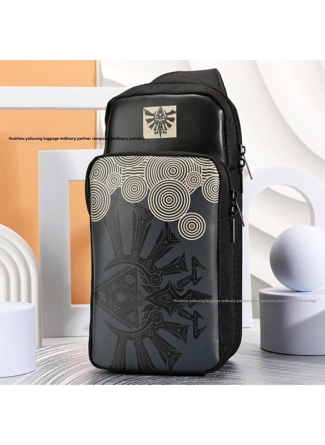 Generic - Nintendo Switch Oled Storage Bag Zelda Kingdom Tears Shoulder Bag Shoulder Bag Children Chest Bag-型号:款式1 - Image 1