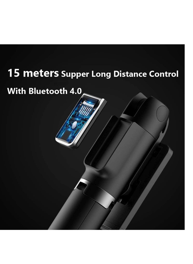 Selfie Stick, 3 in 1 Extendable Selfie Stick Tripod with Detachable Bluetooth Wireless Remote Phone Holder for iPhone 12/Xs/iPhone 8/iPhone 11/11pro, Galaxy S10/S9 Plus/S8/Note8 - Image 5