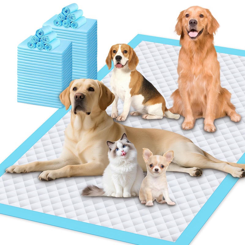 Gimars 130G Thicker Extra Large 36in x 51in Puppy Pads â€“ XL Dog Pee Pads with Reinforced Edges for Large Breeds & Multi-Dog Homes, 100% Leakproof, 48H Absorption, Indoor Training & Floor Protection - Image 1