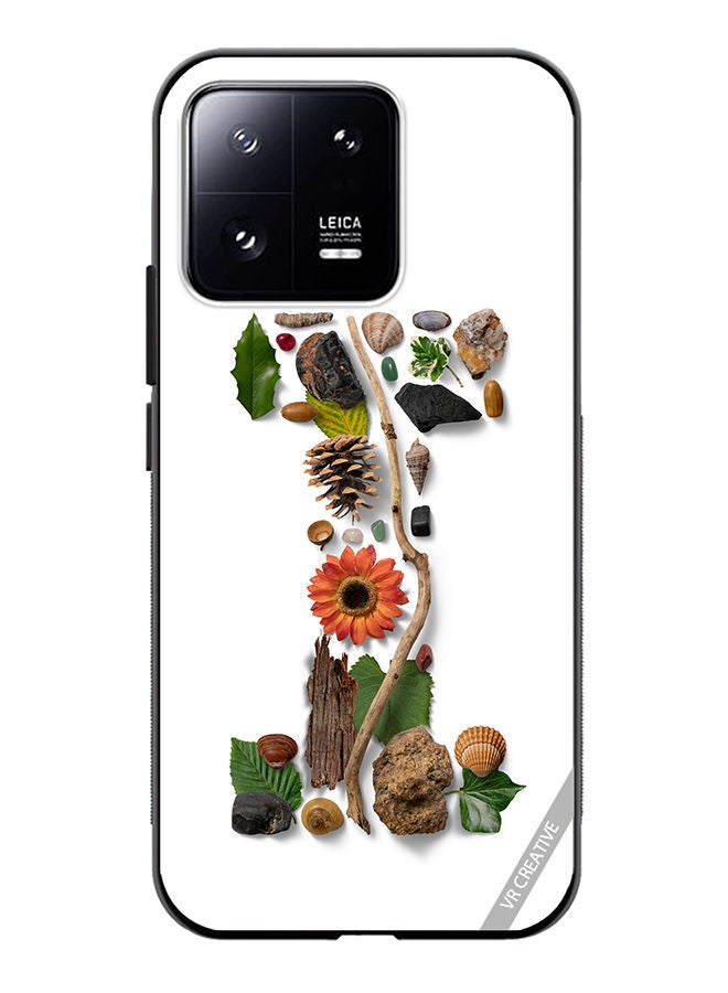 VR CREATIVE Protective Case Cover For Xiaomi 13 Alphabet I Design Multicolour - Image 1