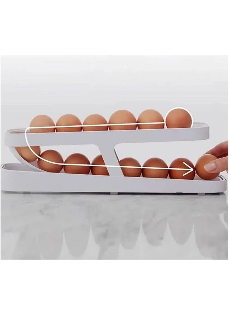 PACIFIC Tier Egg Organizer & Holder – Keep Your Eggs Neat and Easily Accessible in Fridge  - Image 3