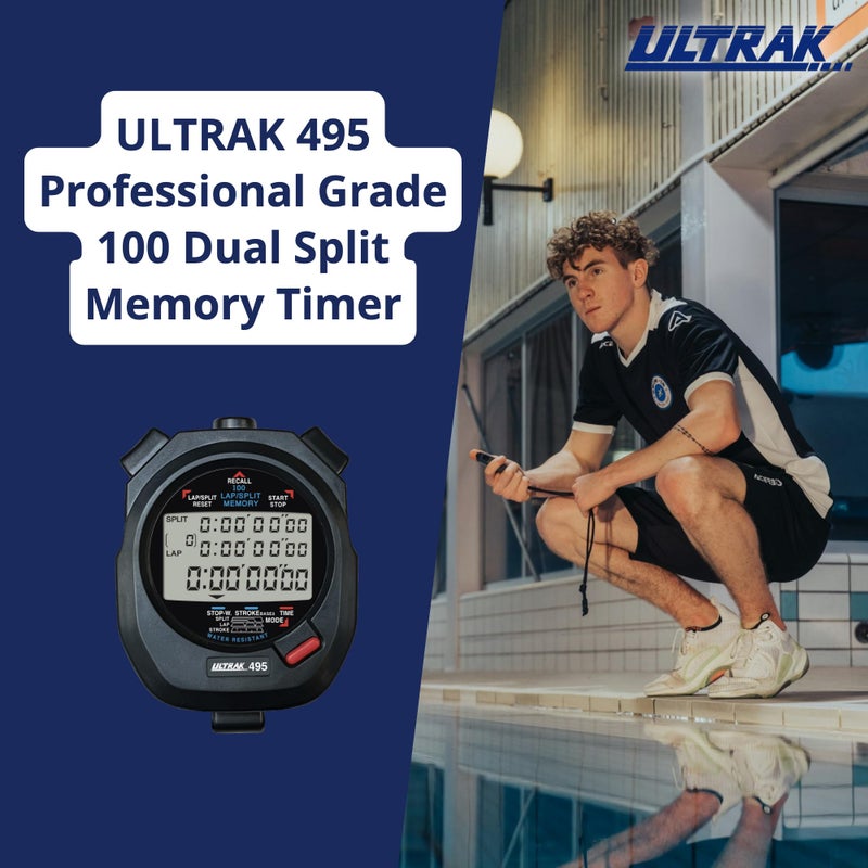 Ultrak مؤقت ذاكرة 100 لفة من أولتراك، أسود - Image 2