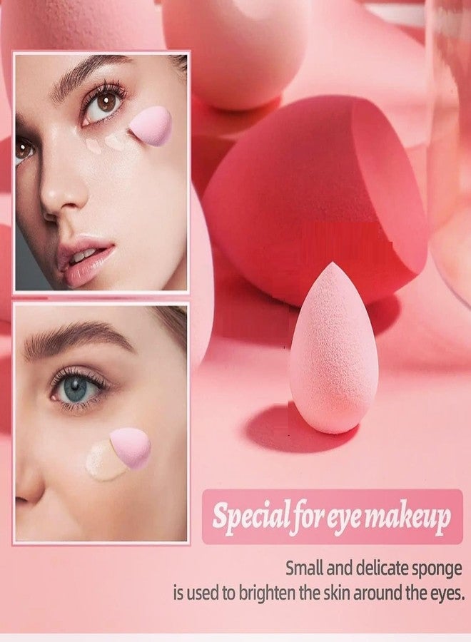 Gonegal Makeup Application with the Coke Makeup Sponge 7-Piece Puff Set in a Jar-4 Large and 3 Small Sponges With 1pcs Triangle Sponge - Image 4