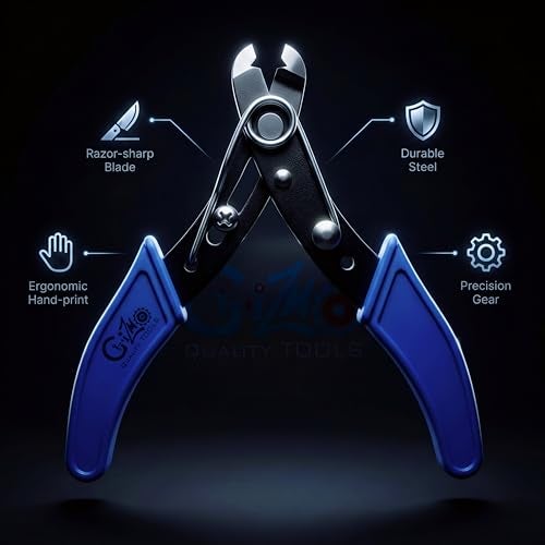 GIZMO Wire Stripper & Cutter, Cable Tool, Electrical Cutters, Heavy Duty, Crimping Tool for Electricians - Image 4