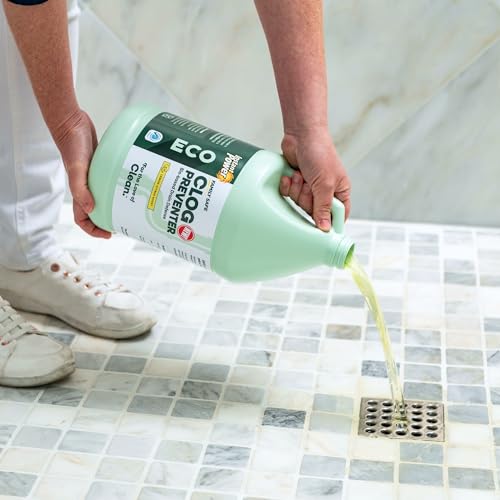 Instant Power Eco Clog Preventer Enzyme Drain Cleaner Liquid and Deodorizer for Sink Shower Toilet Garbage Disposal Cleaner BioBased Drain Defense Smell Remover and Odor Eliminator 1 Gallon - Image 3