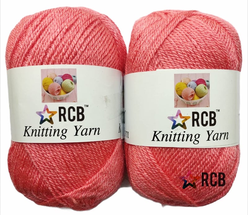 RCB parasmani Wool Hand Knitting Soft Fingering Crochet Hook Colour 100GMS Each 500GMS Shade no76