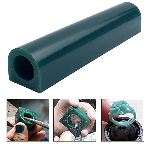 PHYHOO Carving Wax Tube Jewelry Tool Ring Tool Green Man Wax Ring Solid Carving Wax Tube T100 - Image 2