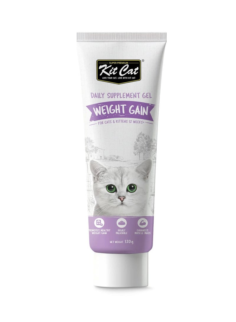 Kit Cat جل مكمل غذائي يومي للقطط والهريرات - زيادة الوزن
