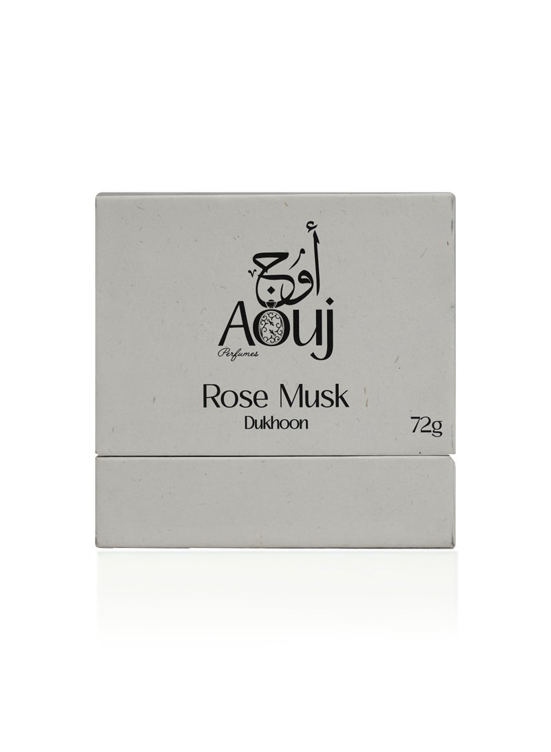 اوج للعطور دخون روز المسك - مبخرة فاخرة لرائحة عطرية مميزة | عطر شرق أوسطي تقليدي | مثالية للمنزل والهدايا 36جرام  - Image 3