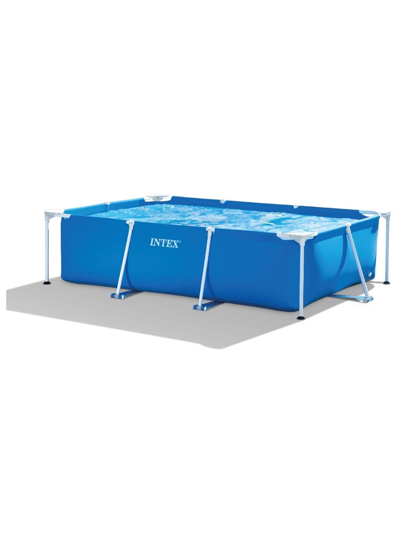 INTEX Family Swimming Pool Rectangular Metal Frame for the Whole Family Size 65x160x260cm - Image 2