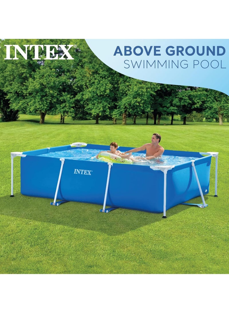 INTEX Family Swimming Pool Rectangular Metal Frame for the Whole Family Size 65x160x260cm - Image 4
