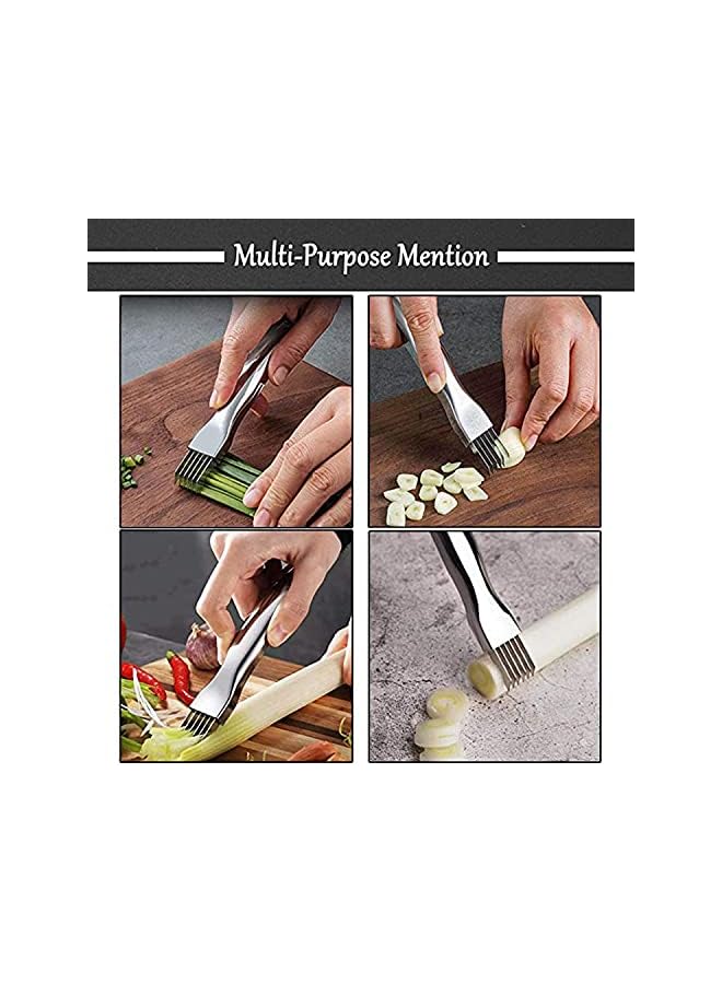 KASTWAVE Pack Shred Silk The Knife Stainless Steel Vegetable Chopper Onion Garlic Cutter Food Kitchen Speedy Chopper - Image 4