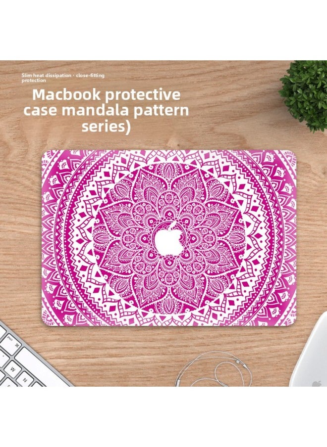 Generic - For Apple Notebook Protective Case Mandala Flower Series Mac Apple Notebook Color Protective Case-Color:Protective Shell Packaging-Applicable Model:11air（A1465/1370） - Image 1