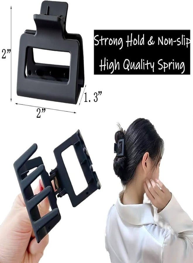 Cart Log Hair Claw Clips for Women Girls (2 PCS) - Korean Small Hair Claws, Spuare Bowtie Shape Hair Clips For Women Girls, Fashion Ornaments Hair Accessories, Mini Hair Clutcher for Women, Small Strong Hold Hair Clips (random colours) - Image 5