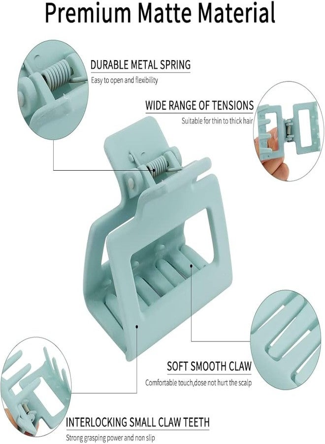 Cart Log Hair Claw Clips for Women Girls (2 PCS) - Korean Small Hair Claws, Spuare Bowtie Shape Hair Clips For Women Girls, Fashion Ornaments Hair Accessories, Mini Hair Clutcher for Women, Small Strong Hold Hair Clips (random colours) - Image 3