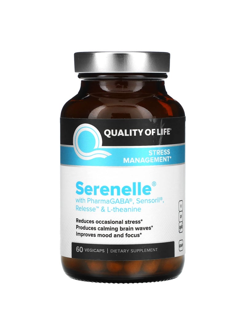 Serenelle, Stress Management, 60 VegiCaps