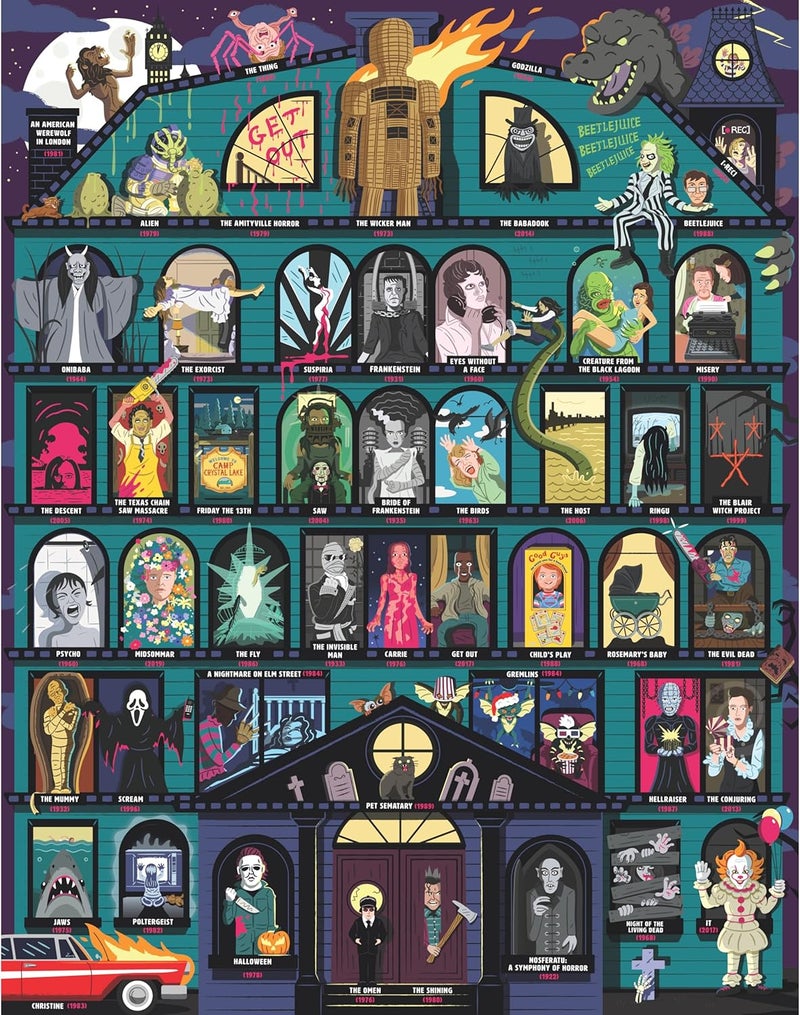 ريدليز 50 فيلم رعب يجب مشاهدتها - قائمة أمنيات - لغز من 1000 قطعة - Image 1